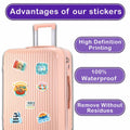 BIGZORO 50PCS Waterproof Swimming Stickers Decals Vinyl for Laptop Water Bottles