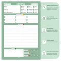Alltree Recipe Notebook Spiral Organizer 15 Tabs 120 Pages Black 5.5x8.5