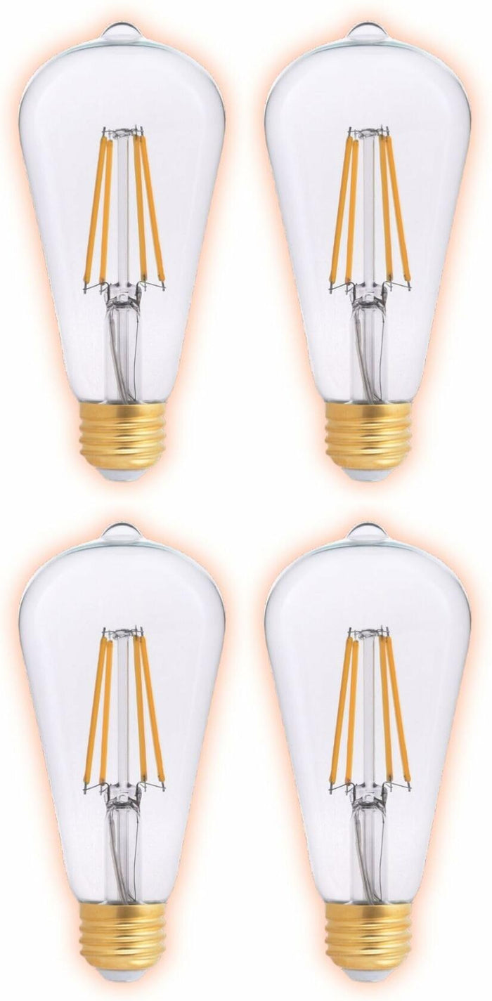 GoodBulb LED A19 5W 40W Replacement 2700K 500 Lumens High CRI 4 Pack