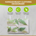 ACKU10 Bamboo Charcoal Odor Absorber for Clothing Closets 1-Pack Off White
