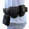ROCOTACTICAL 5-in-1 Police Duty Web Belt Kit Black Medium 32-38"
