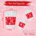 CIEOVO 50 Pack Witch Theme Party Cups 12oz Green Pink Disposable Plastic