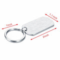 Alotozo Teacher Appreciation Laser Engraved Keychain Bulk Thank You Gifts Small
