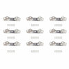 GWYAN 12 Pcs Stainless Steel Furniture Corner Connectors with Screws