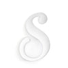 3PCS Letter Charms for Bogg Bags 2.75" Large Inserts Accessories White S