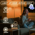 Werncy Cute Ghost Acrylic Desktop Sign Halloween Christmas Decor Transparent