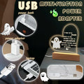 Werncy Cute Ghost Acrylic Desktop Sign Halloween Christmas Decor Transparent