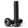 NIULUNBAO M8-1.25x45mm Button Head Socket Cap Screws Black Oxide 10pcs