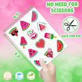 MeoIsDaBest Melon Pre-Cut Temporary Tattoos 96PCS Watermelon Green