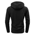 OHSNMAKSL Men's Sherpa Fleece Hoodie Jacket Blue Camo Size XL