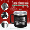 AXIARA 14oz Maroon Stainless Steel Insulated Coffee Mug Retirement Gift
