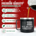 AXIARA 14oz Maroon Stainless Steel Insulated Coffee Mug Retirement Gift