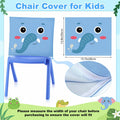 Breling 4 Pcs Animal Chair Covers 15.7x13.8 Inch Elephant Frog Pig Giraffe