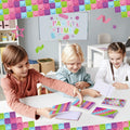 PerKoop Pink Building Block Mini Spiral Notepads 24 Pieces Kids Party Favor