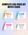 SlopHaul 330PCS Marine Grade Heat Shrink Wire Connectors Waterproof Kit