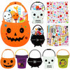 Gersoniel 339 Pcs Halloween DIY Craft Paper Ornaments Kit Pumpkin Ghost Bat