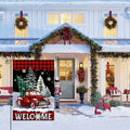 4SEASONS POD Holiday Garden Flags Set of 3 12x18 Double Sided Halloween Xmas
