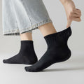 Looknniy Men’s Cushion Ankle Socks Cotton 20 Pairs Mixed Colors One Size