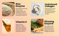 Lumevia Skincare Rice & Ginseng Enzyme Powder Facial Cleanser Vitamin E 50g