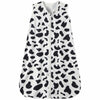 GUNTAIL Baby Sleep Sack 2-Way Zipper Rayon Cotton Cow Print Size X-Large