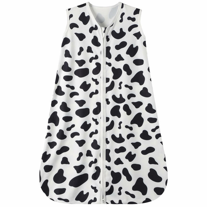 GUNTAIL Baby Sleep Sack 2-Way Zipper Rayon Cotton Cow Print Size X-Large