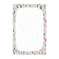 SDMKA Colorful Christmas Trees Microfiber Fitted Crib Sheet 28x52 Inch A01