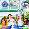 RSNG Flying Orb Ball Spinner Mini Drone 360 Rotating LED Toy Red