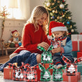YimeBand 100Pcs Christmas Goodies Gift Bags 6 Styles Small Plastic