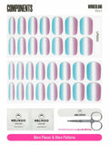 Nelikoo Semi Cured Gel Nail Strips 30 pcs Wonderland 2 Weeks Lasting