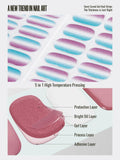 Nelikoo Semi Cured Gel Nail Strips 30 pcs Wonderland 2 Weeks Lasting