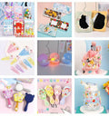 COOSLIM 10pcs Resin Slime Charms Mixed Candy Sweets Flatback Beads Set