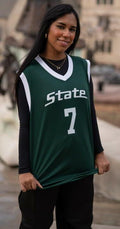 Genuine Collective Michigan State Spartans Women's Basketball Green Large