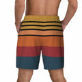 SolAzul Men's Quick Dry Swimming Trunks Board Shorts Blue Size L