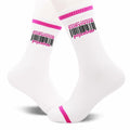 FujLoy Together We Fight Cancer Socks Chemo Awareness Survivor Gift Size 8