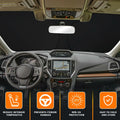 D-Lumina Windshield Sun Shade Subaru Forester 2019-2024 Foldable UV Blocker