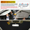 D-Lumina Windshield Sun Shade Subaru Forester 2019-2024 Foldable UV Blocker