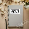 HYKADEUS Jesus The Way Truth Life Christian Bible Verse Stickers 3x1.5 Inch 3Pcs