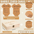 Estune 352 Pcs Baby Shower Advice Cards Blue Bear Decorations Game