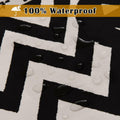 EVENHUG Halloween Waterproof Shower Curtain Set Grey 72x72 inch with Hooks