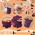 Gersoniel 339 Pcs Halloween DIY Craft Paper Ornaments Kit Pumpkin Ghost Bat