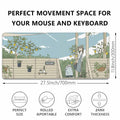 XCDZLNDL Anime Mouse Pad Large Extended Gaming Desk Mat 27.5x11.8 in Welcome