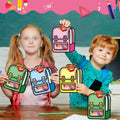 FoszaSzept 36Pcs 3D Cartoon Backpack Candy Goodie Bags Colorful Clear