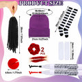 Yearntown 9 Pcs Halloween Women Clown Costume Accessories Multicolor One Size