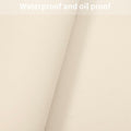 Zinkooat Leather Desk Mat 12x42 Inch 1.8mm Thick Off White Light Gray
