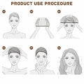 Arcjunys 8Pcs Nylon Stretchy Wig Caps for Women Lace Front Wigs Skin Brown