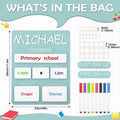 Chunful Personalized First Last Day School Board Acrylic Chalkboard 11x9 Inch
