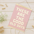TAEDIN Inspirational Rustic Wall Art Poster Hanger Frame Pink 12x16