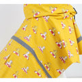 HAPEE Dog Raincoat Reflective Strip Hoodie Poncho Yellow River Size 20"