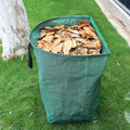 Sheporse 2-Pack 53 Gallon Reusable Garden Bags Green Yard Waste Polyethylene