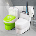 DAKOELWP Toilet-Shaped Butane Jet Torch Lighter Green Windproof Camping